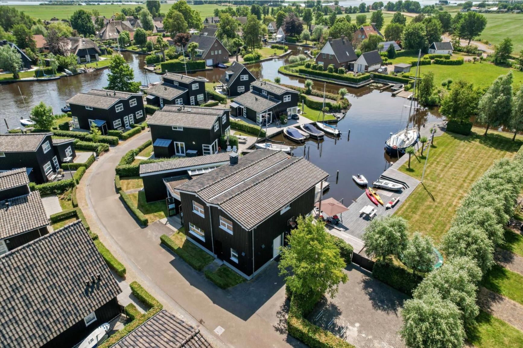 Waterpark Oan 'E Poel Bij Sneekermeer Terherne Eksteriør bilde